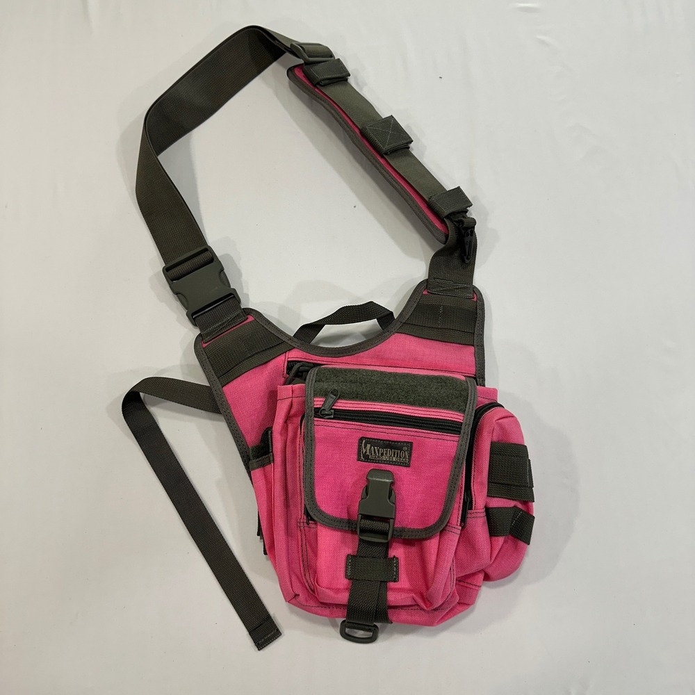 Maxpedition Fatboy Versipack Unisex OS Pink Tactical Shoulder Bag |‎ Gorpcore